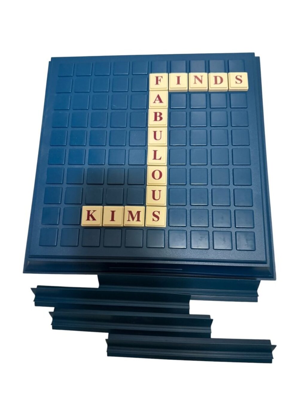 UPWords 3D Word Board Game Tiles Letters Milton Bradley 1997 Complete - Picture 3 of 8
